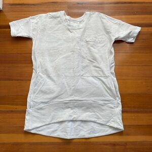 Lululemon White Short Sleeve T-Shirt with Pocket